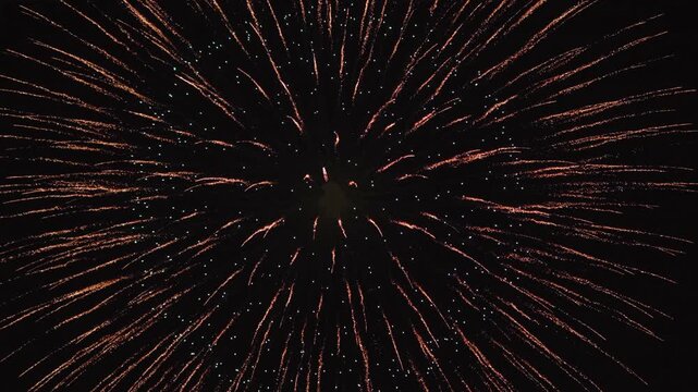 画面いっぱいに広がる打ち上げ花火(2)