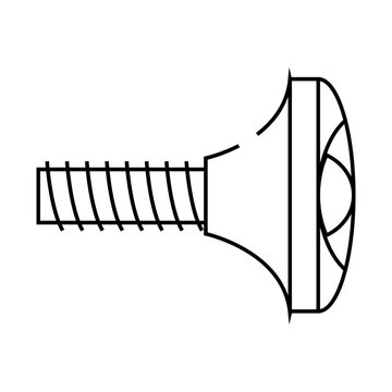 knobs pull hardware furniture fitting line icon vector. knobs pull hardware furniture fitting sign. isolated contour symbol black illustration