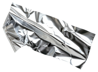 PNG Reflective crumpled aluminum foil sheet
