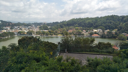 Obraz premium Kandy City View Point, Sri Lanka.