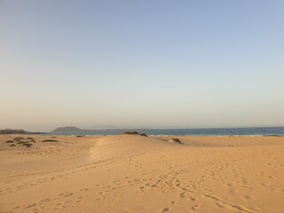 Sandy dunes at Canary island