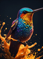 Fototapeta premium bird in flight