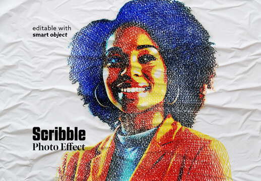 Scribble Photo Effect        