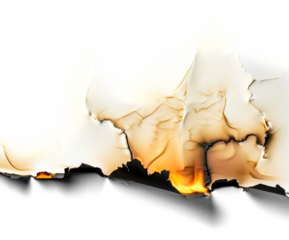 PNG Burnt paper abstract art