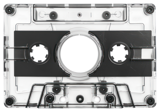 PNG Vintage transparent audio cassette tape