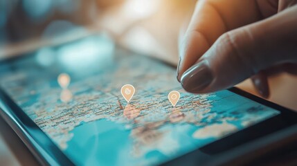 Fototapeta premium Global product search results on an e-commerce platform