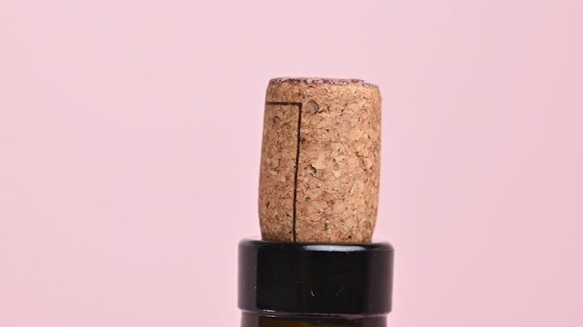 wine bottle with cork
