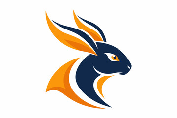 Vector design of a stylish logo on white background 