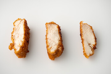 Golden Crispy Chicken Strips: A Tasty American Fast Food Favorite