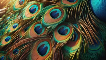 Obraz premium Peacock feathers