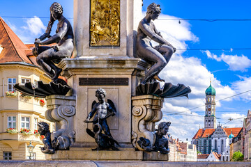 Fototapeta premium old town of Augsburg - bavaria