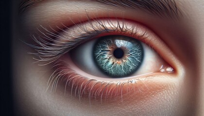 Fototapeta premium Human eye 