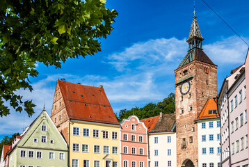 Obraz premium old town of landsberg am lech - bavaria