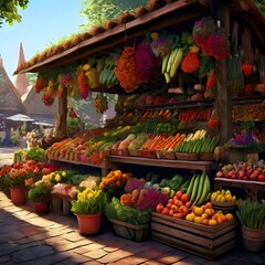 Farmers Market Stand