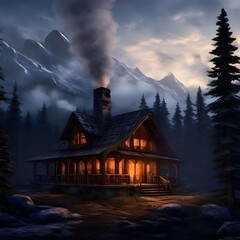 Mountain Cabin Exterior