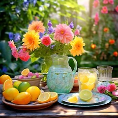 Summer Garden Party Setup