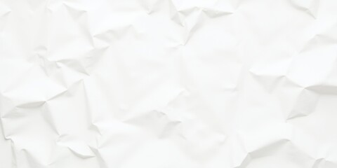 Fototapeta premium White Crumpled Paper Texture providing a tactile background for creative brainstorming and sustainable branding