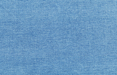 Close-Up of Classic Blue Denim Fabric Texture. High resolution