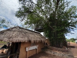Nature-Inspired Retreat with Rustic Architecture and Traditional Cuisine