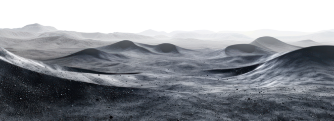 PNG Barren lunar-like grey landscape