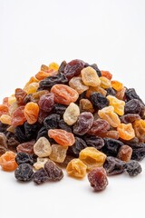 Obraz premium Dried Raisins White Surface