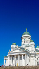 helsinki cathedral on a sunny summer day