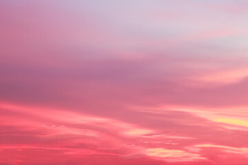 Sunset sky, pastel color for summer background.