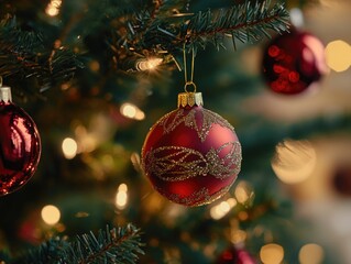 Christmas Ornament Close-Up