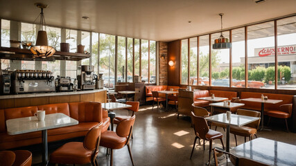 Mid Century Modern Cafe 