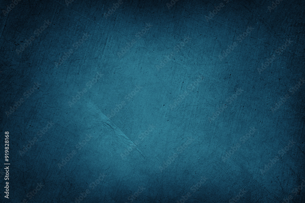 Poster blue textured concrete wall background