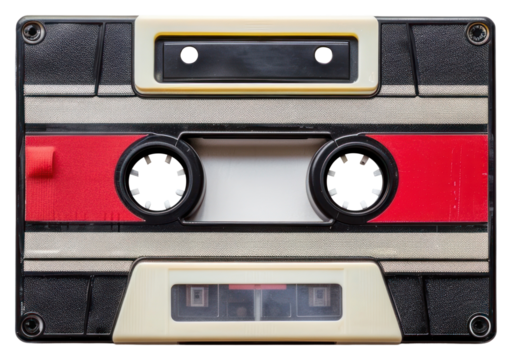 PNG Vintage audio cassette tape