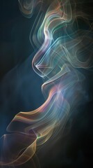 Obraz premium Abstract Smoke-Like Abstract