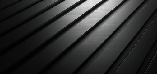 Obraz premium Diagonal black abstract background with a textured surface.