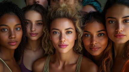 Obraz premium Women Standing Together