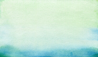 Ink watercolor hand drawn smoke flow stain blot wet paper texture grain background. Blue colors.