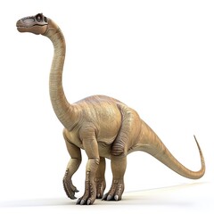 Obraz premium Argentinosaurus 3D fantasy animal cartoon isolated whitebackground