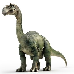 Fototapeta premium Apatosaurus 3D fantasy animal cartoon isolated whitebackground