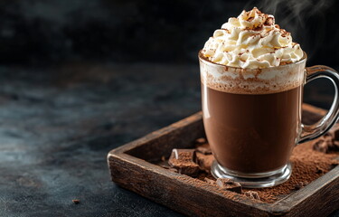 cappuccino with chocolate