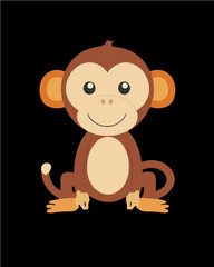 Obraz premium Animal vector art isolated on a transparent background.