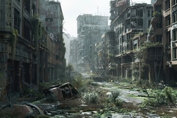 abandoned factory building