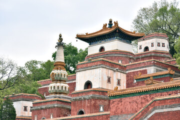 Naklejka premium The Summer Palace, complex of imperial Chinese gardens and palaces in Beijing, China