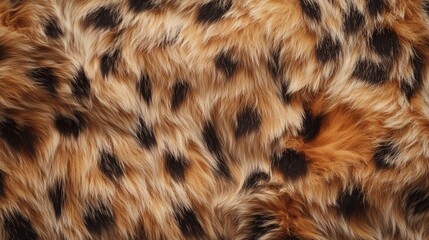 Detailed view of a leopard print fabric showcasing natural patterns and textures in soft tones