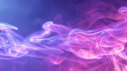 Fototapeta premium Abstract Purple Smoke Swirls
