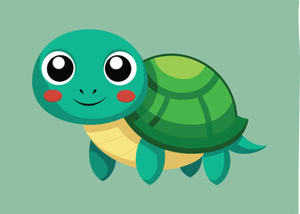 Adorable Turtle SVG Design for Cricut & Silhouette | Vector Clipart & Graphic Elements for T-Shirt Design