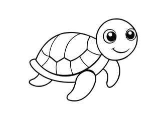 Adorable Turtle SVG Design for Cricut & Silhouette | Vector Clipart & Graphic Elements for T-Shirt Design