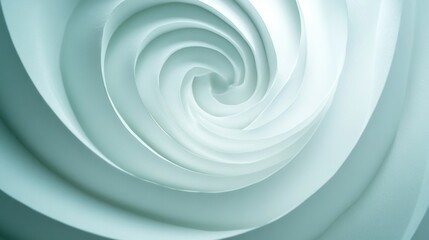 Obraz premium White Spiral Close Up