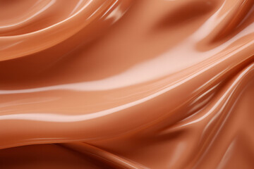 Processed collage of brown liquid silicon or plastic surface texture. Background for banner