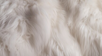 Luxurious white faux fur adds style to decor and creates inviting, cozy atmospheres with its fluffy texture