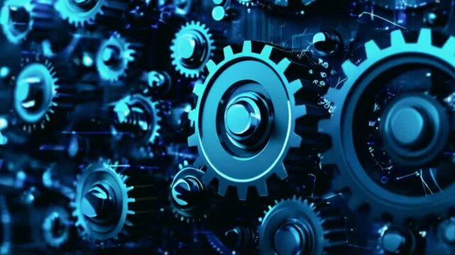 background with gears