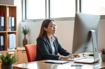 Professional Person working at a desk